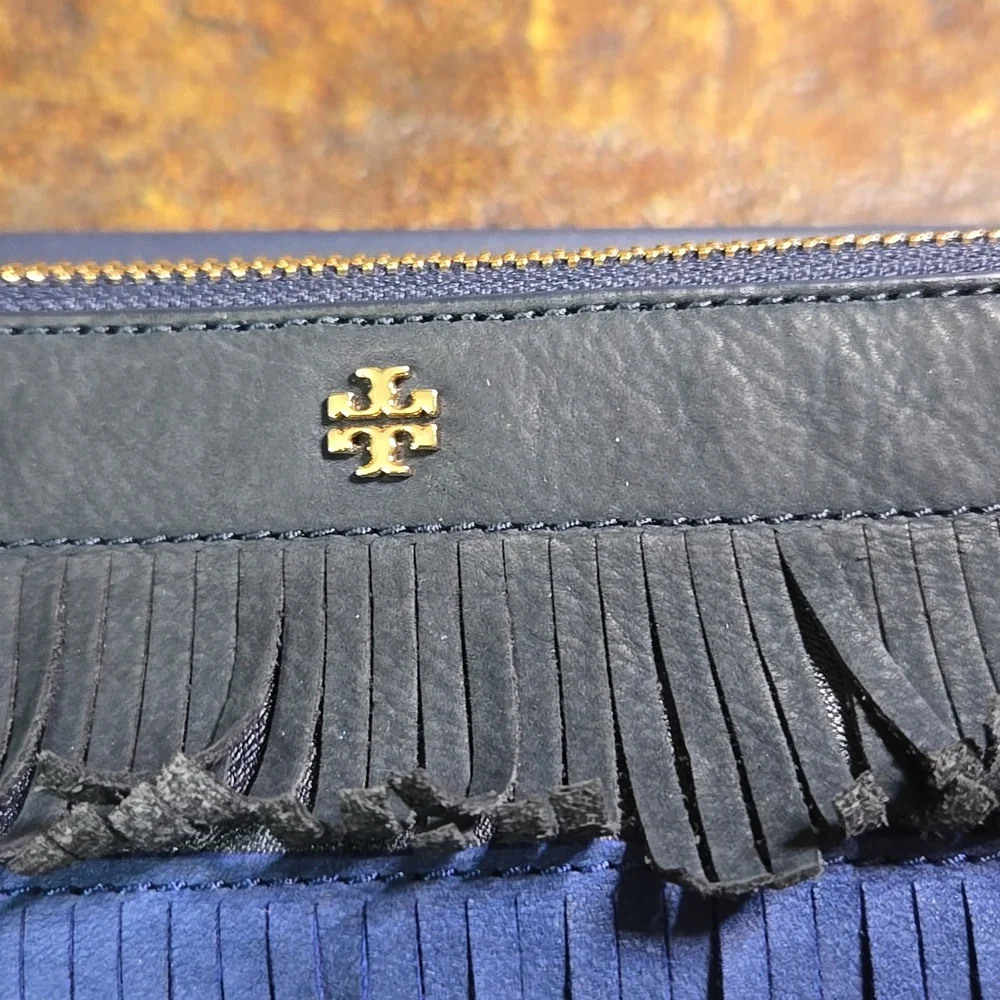 Tory Burch Blue Wristlet - Picture 2 of 7